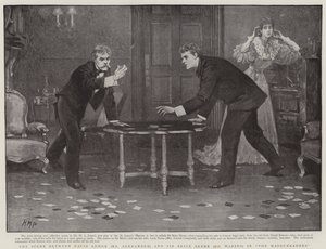 The Scene Between David Remon and Sir Brice Skene in the Masqueraders